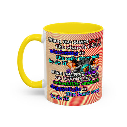 doggystyle - Accent Mug (yellow-orange wave)
