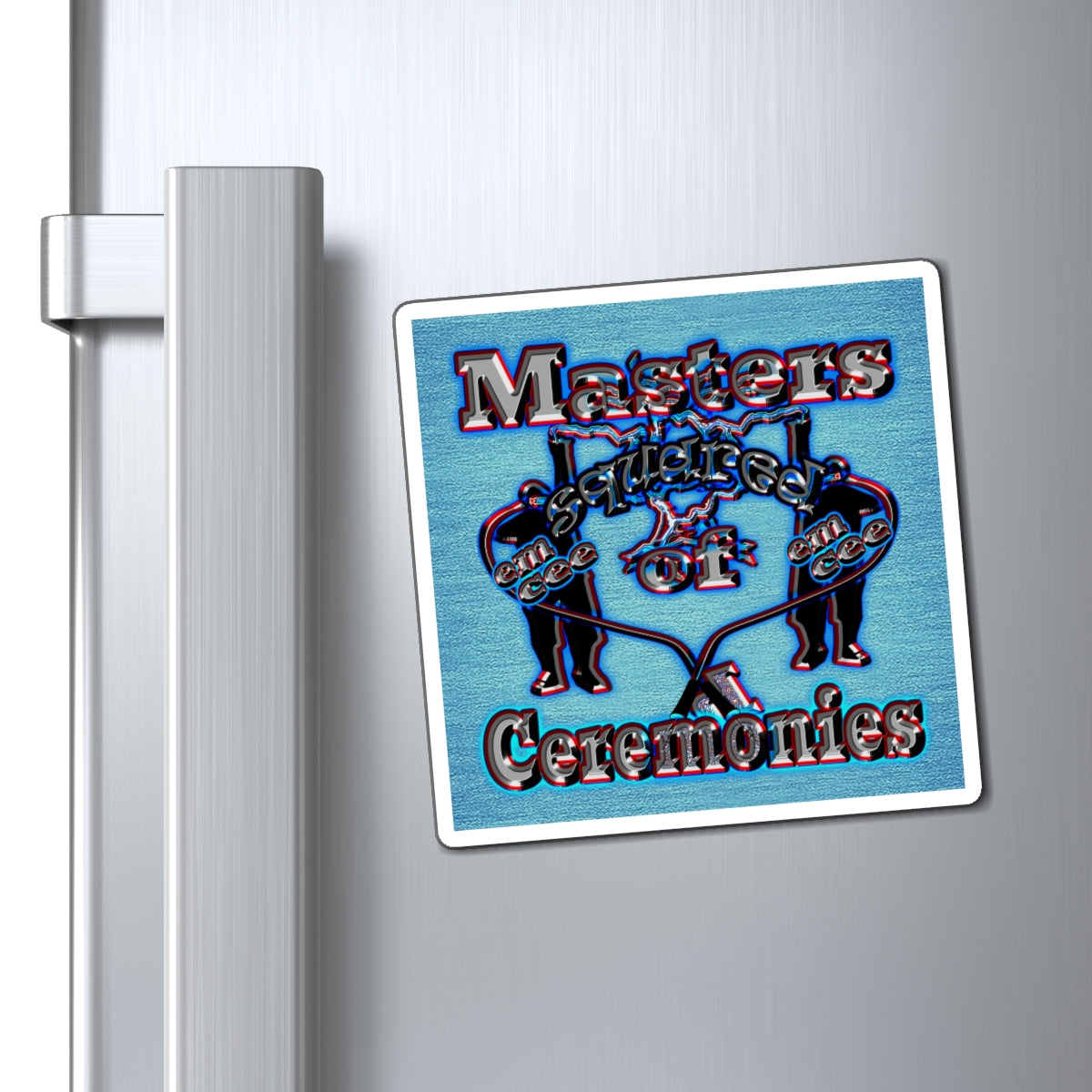 em cee squared - Magnets - (faded blue)