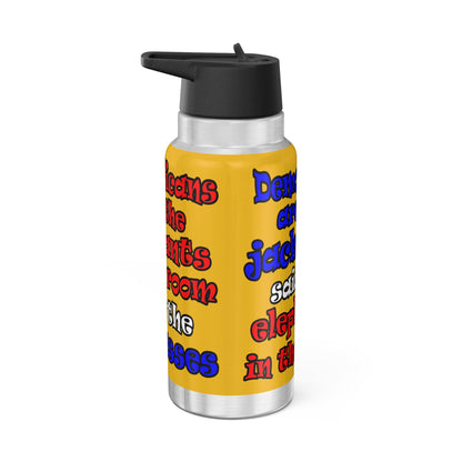 donkeys and elephants - Gator Tumbler, 32oz (yellow)
