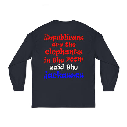 donkeys and elephants - Unisex Classic Long Sleeve T-Shirt