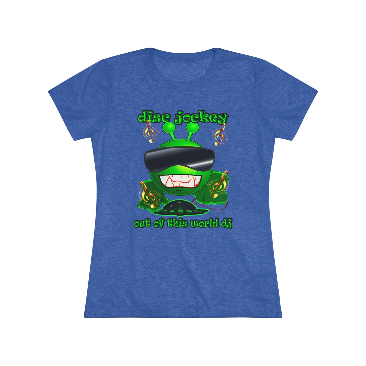 disc jockey - Women's Triblend Tee