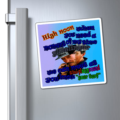 high noon - Magnets - (light blue-purple wave)