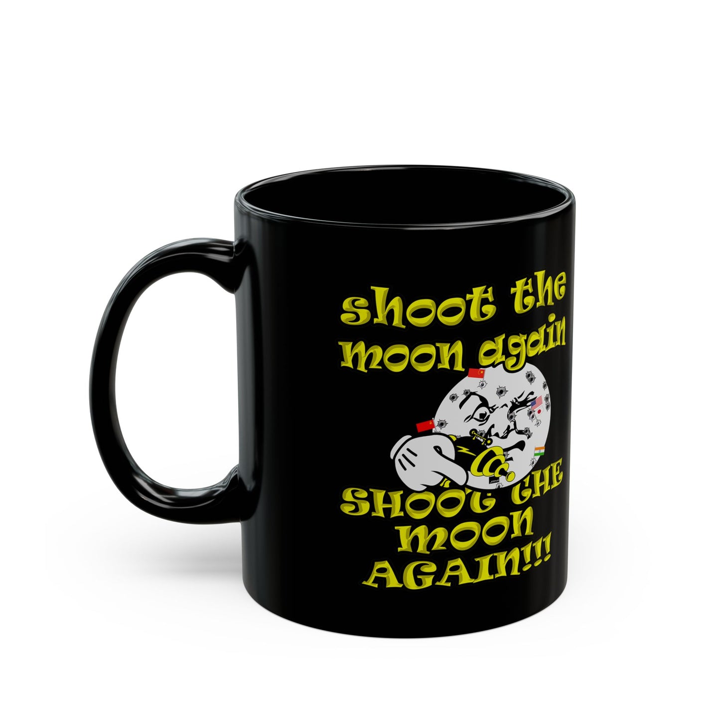 shoot the moon again - Black Mug (black)