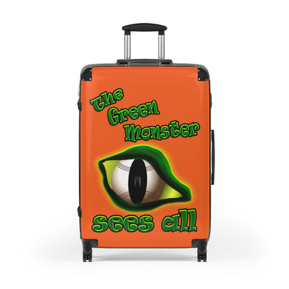 green monster - Suitcase (orange)