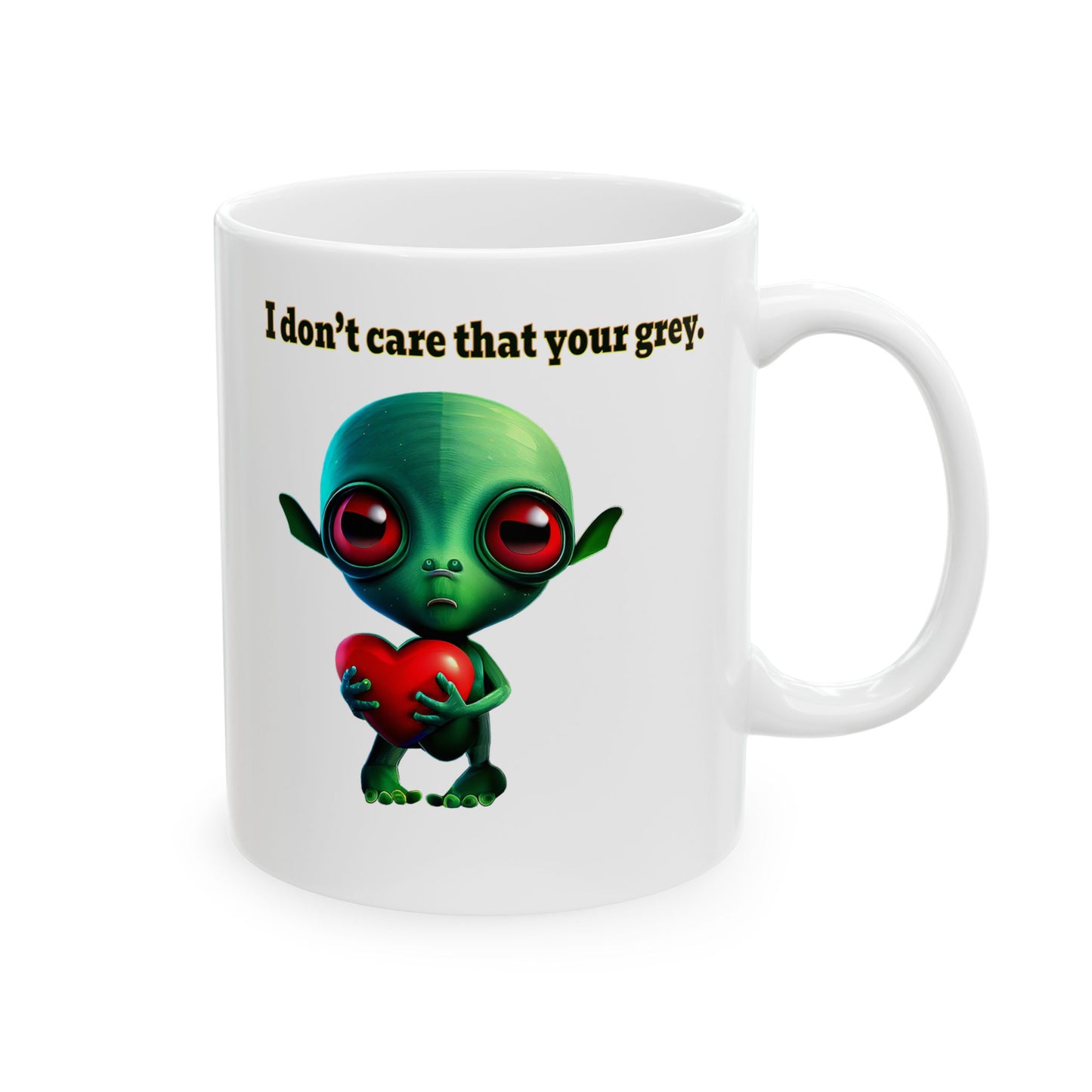 I don't care that your grey - White Mug (white)