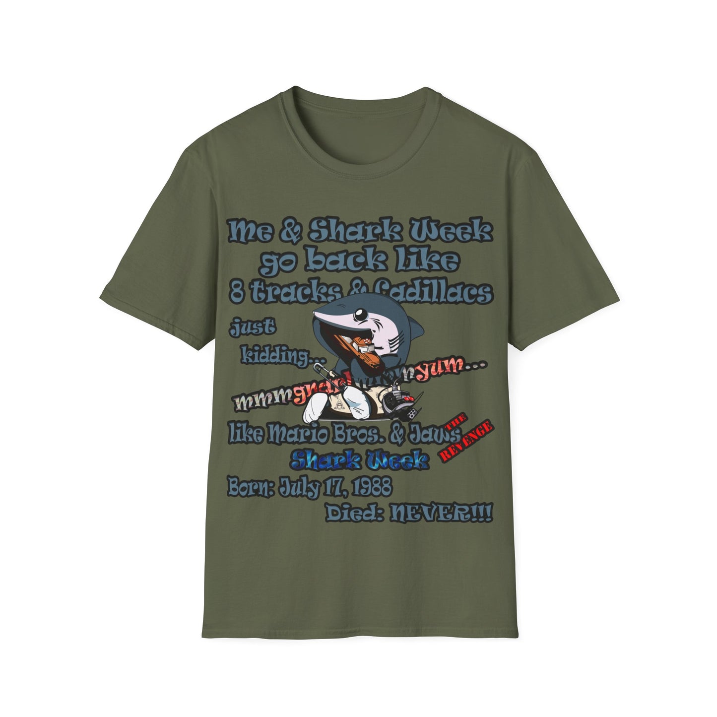 shark week - Unisex Softstyle T-Shirt
