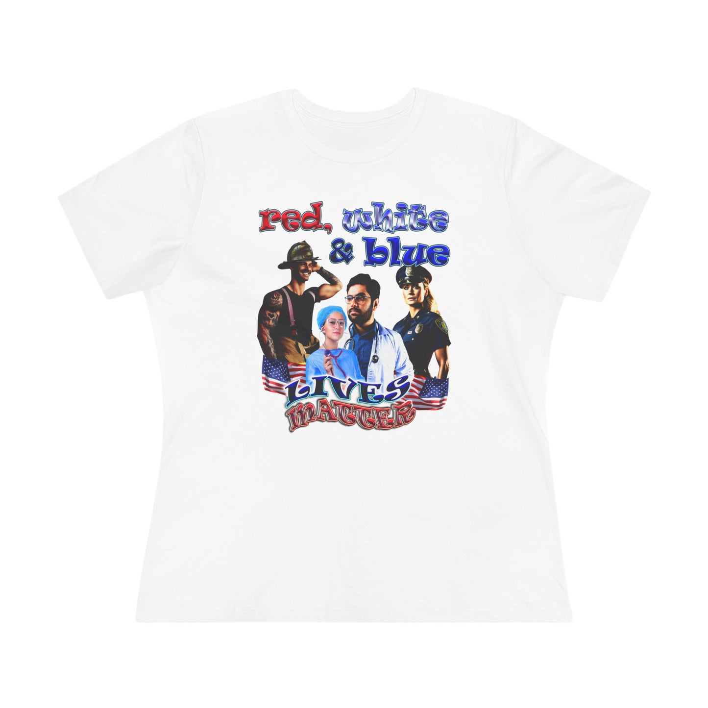 rw&b lives matter - Women's Premium Tee