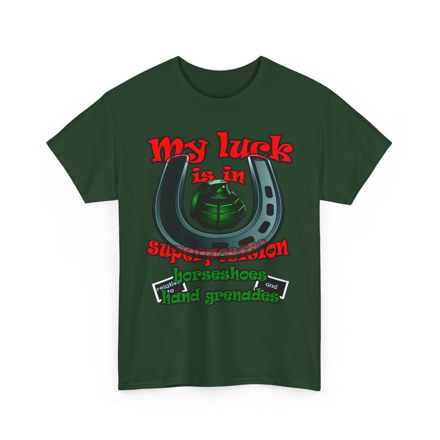my luck - Unisex Heavy Cotton Tee