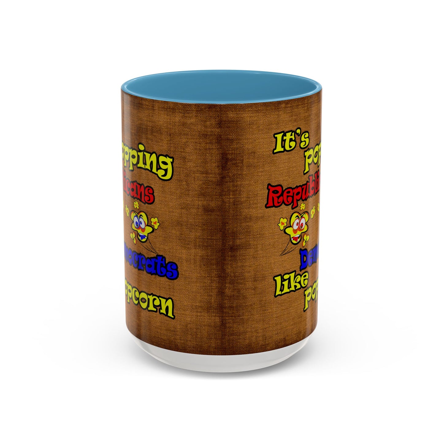 popping like popcorn - Accent Mug (brown papyrus)