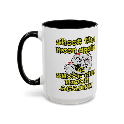 shoot the moon again - Accent Mug (white)