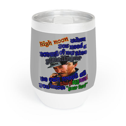 high noon - Chill Wine Tumbler (light grey)