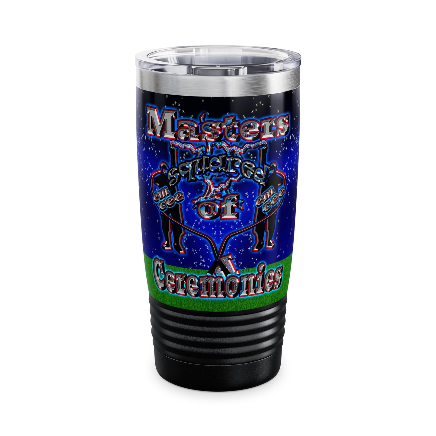 em cee squared - Ringneck Tumbler, 20oz ('snoops' background)
