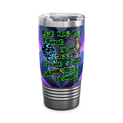 og - Ringneck Tumbler, 20oz (grey-pink wave)