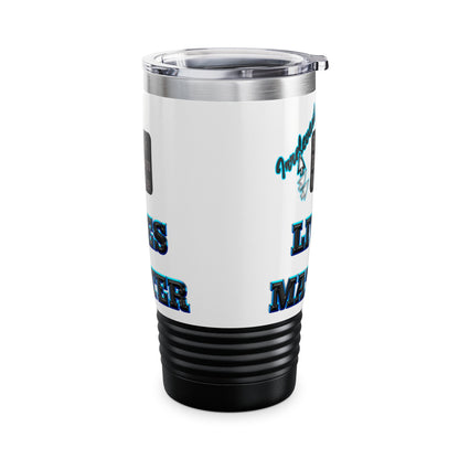 irrelevant - Ringneck Tumbler, 20oz (white)