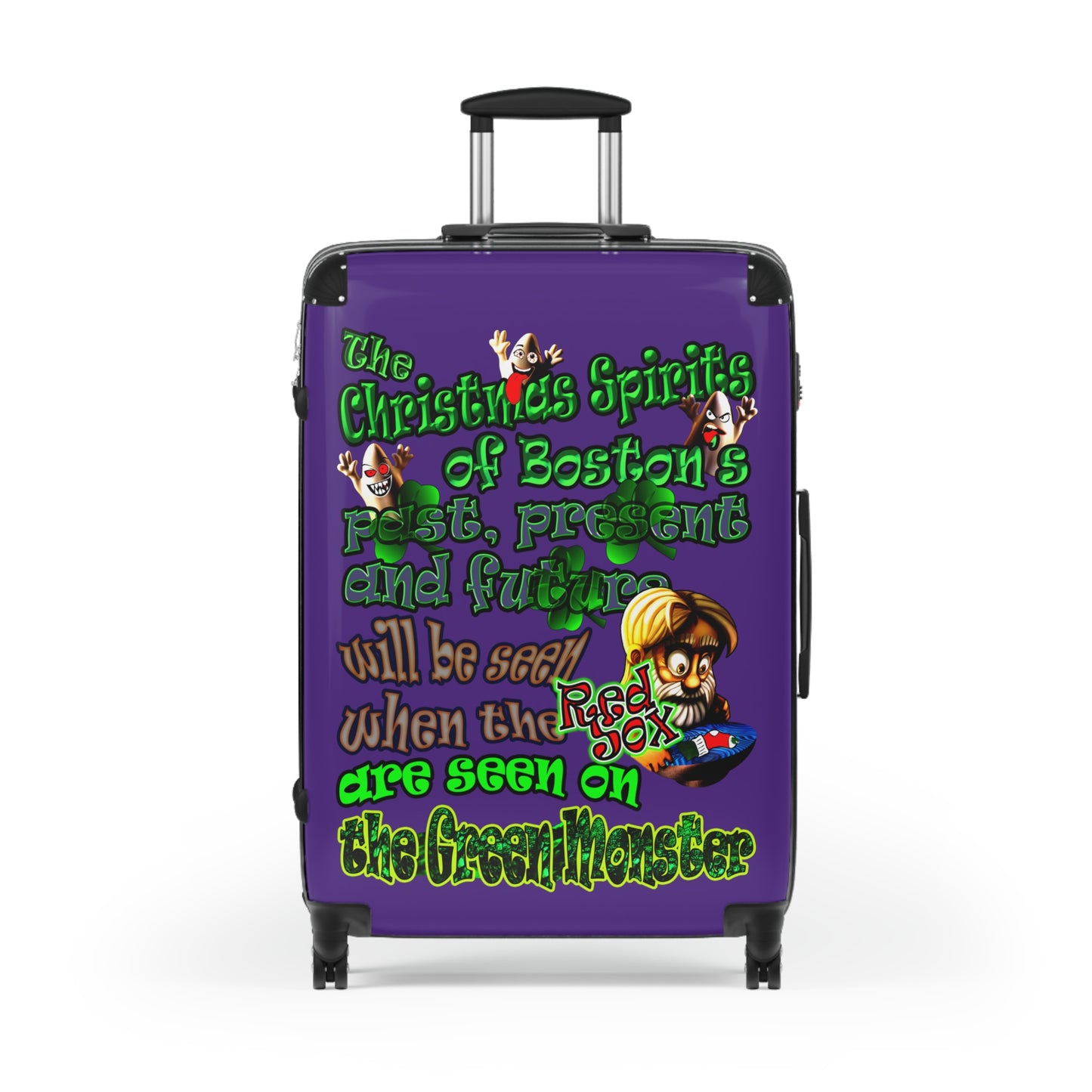 christmas spirits of boston - Suitcase (purple)