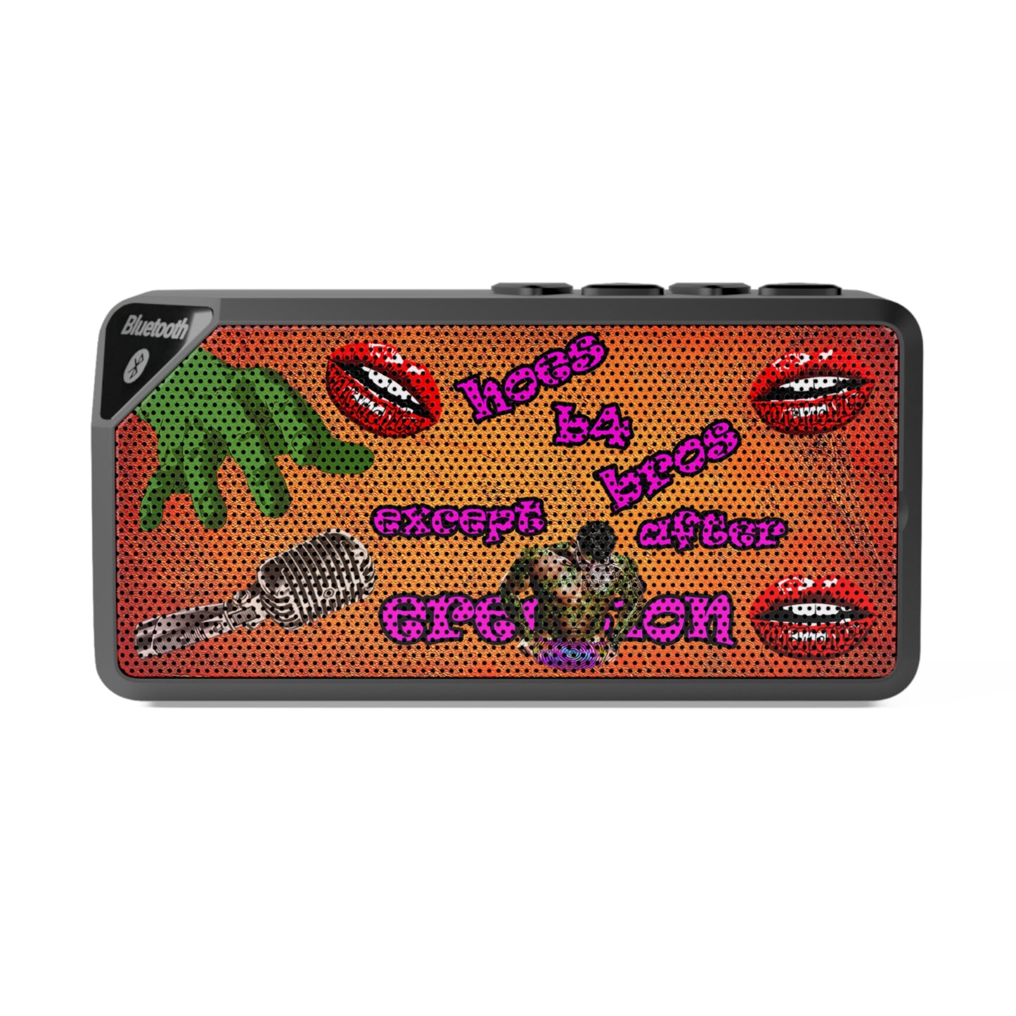 hoes b4 bros - Jabba Bluetooth Speaker (burnt orange)