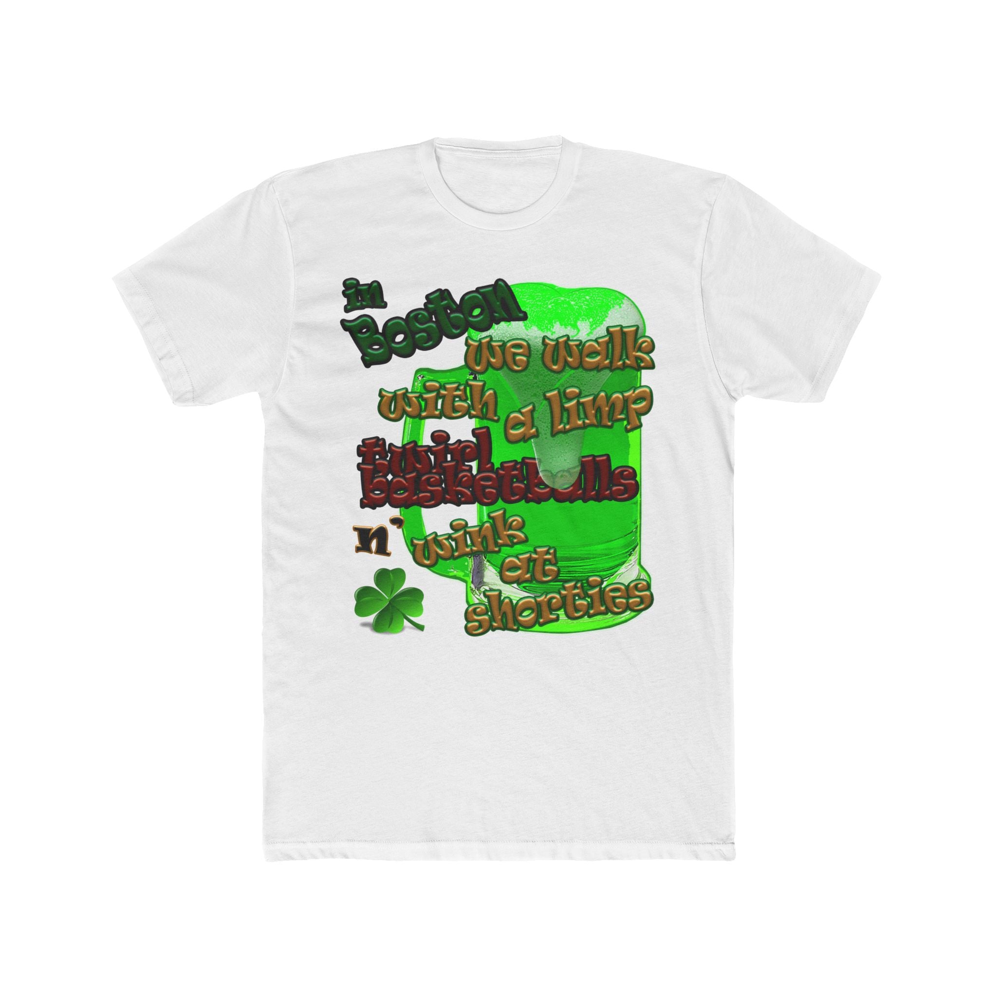 celtics logo - Men's Cotton Crew Tee