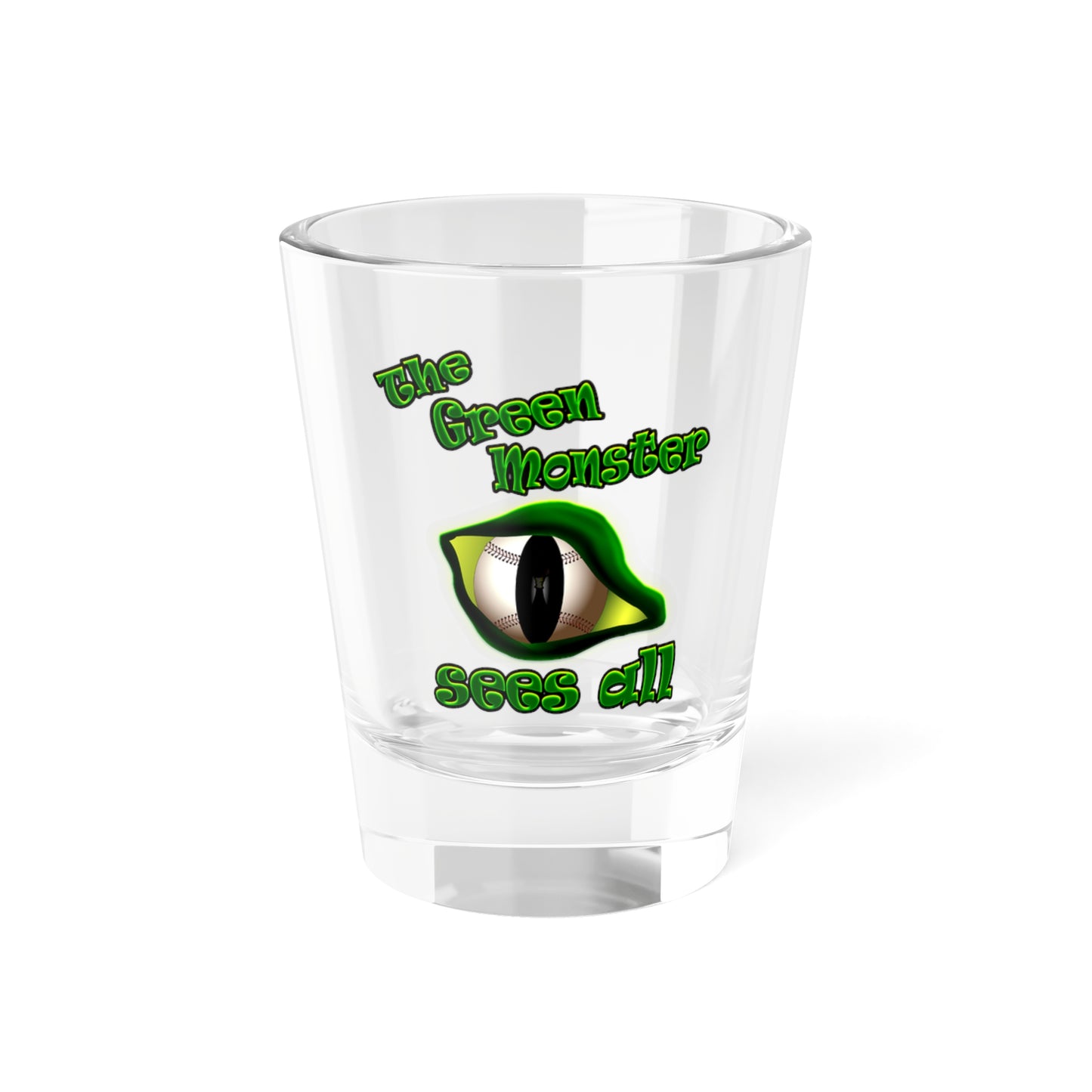 green monster - Shot Glass