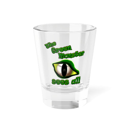 green monster - Shot Glass