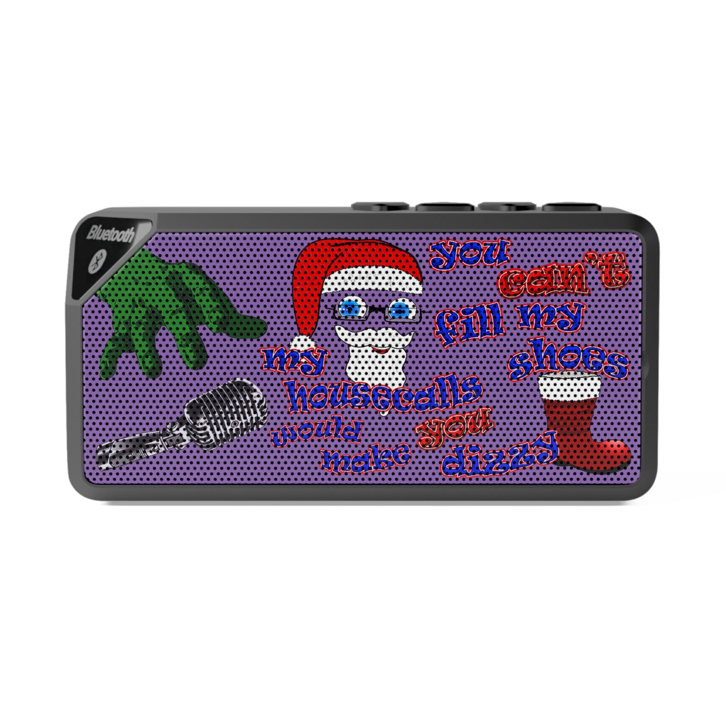 santa's shoes - Jabba Bluetooth Speaker (light purple)