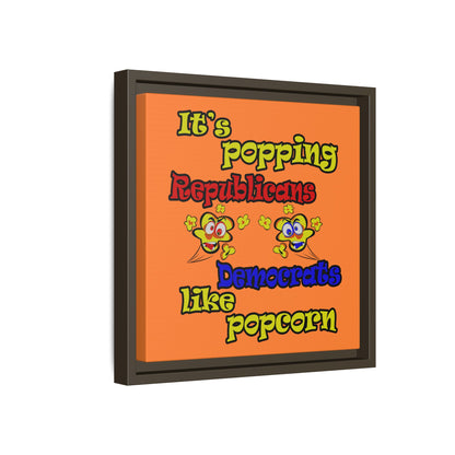 popping like popcorn - framed canvas art (crusta)