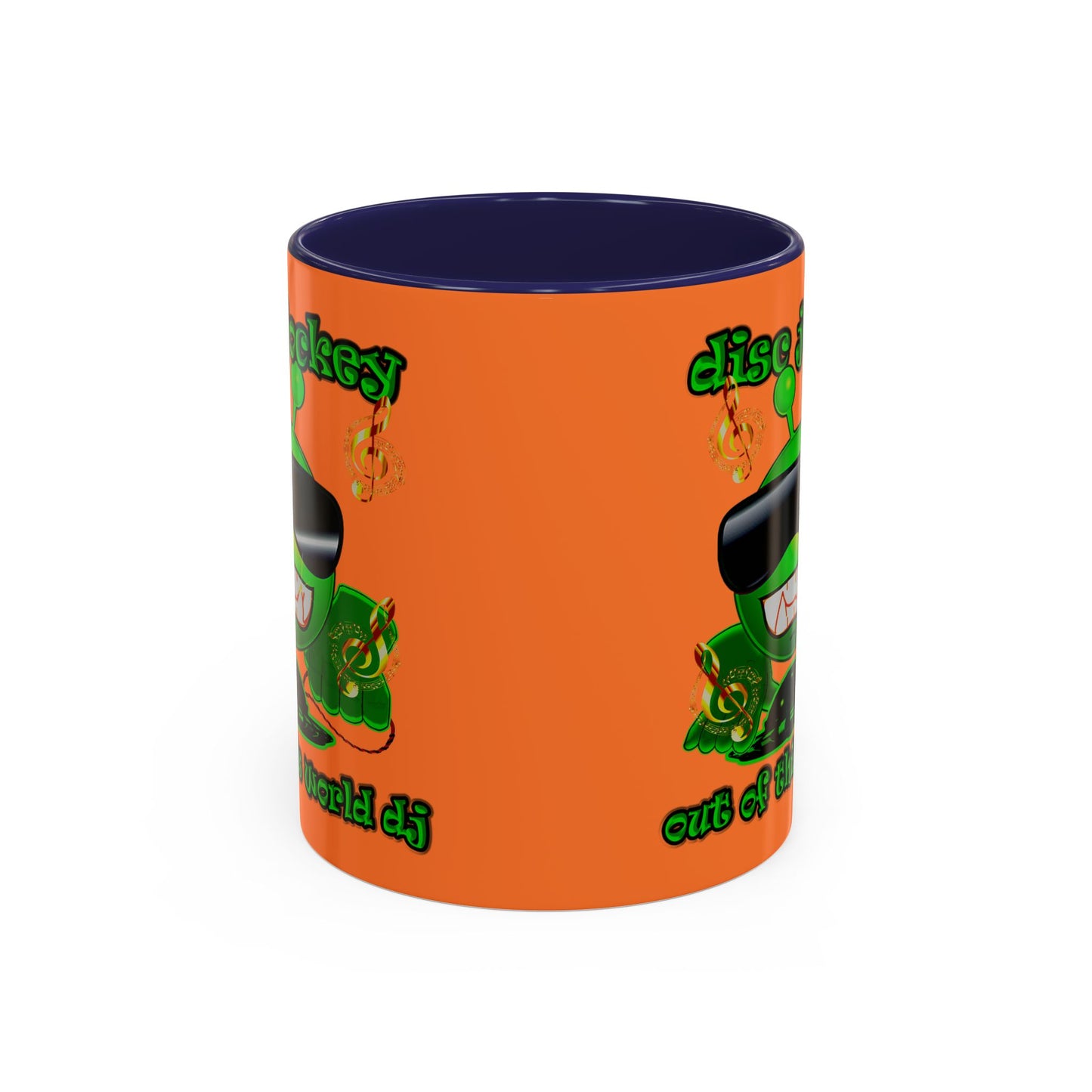 disc jockey - Accent Mug (crusta)
