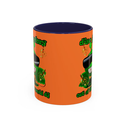 disc jockey - Accent Mug (crusta)