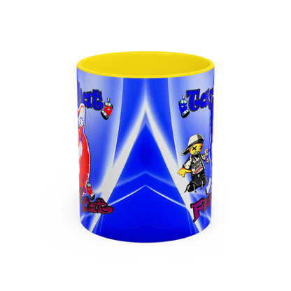 tag that - Accent Mug (blue-white wave)