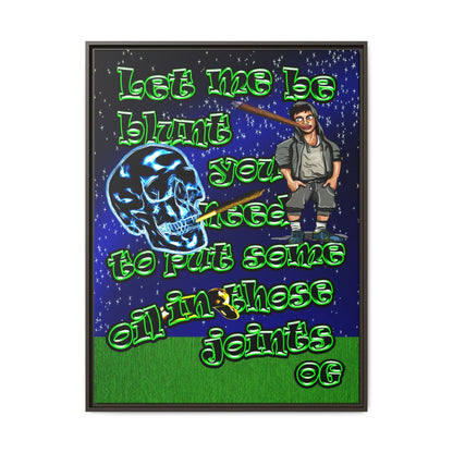 og - framed canvas art ('snoops' background)