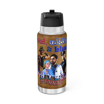rw&b lives matter - Gator Tumbler, 32oz  (brown papyrus)