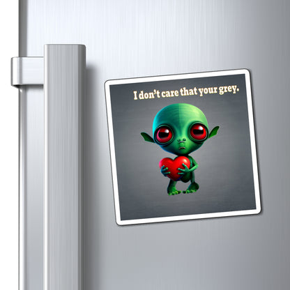 I don't care that your grey - Magnets - (grey-light grey)