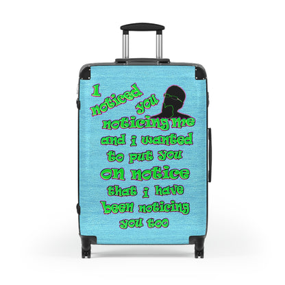noticed you noticing - Suitcase (faded blue)