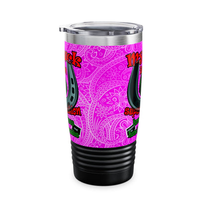 my luck - Ringneck Tumbler, 20oz (pink swirl)