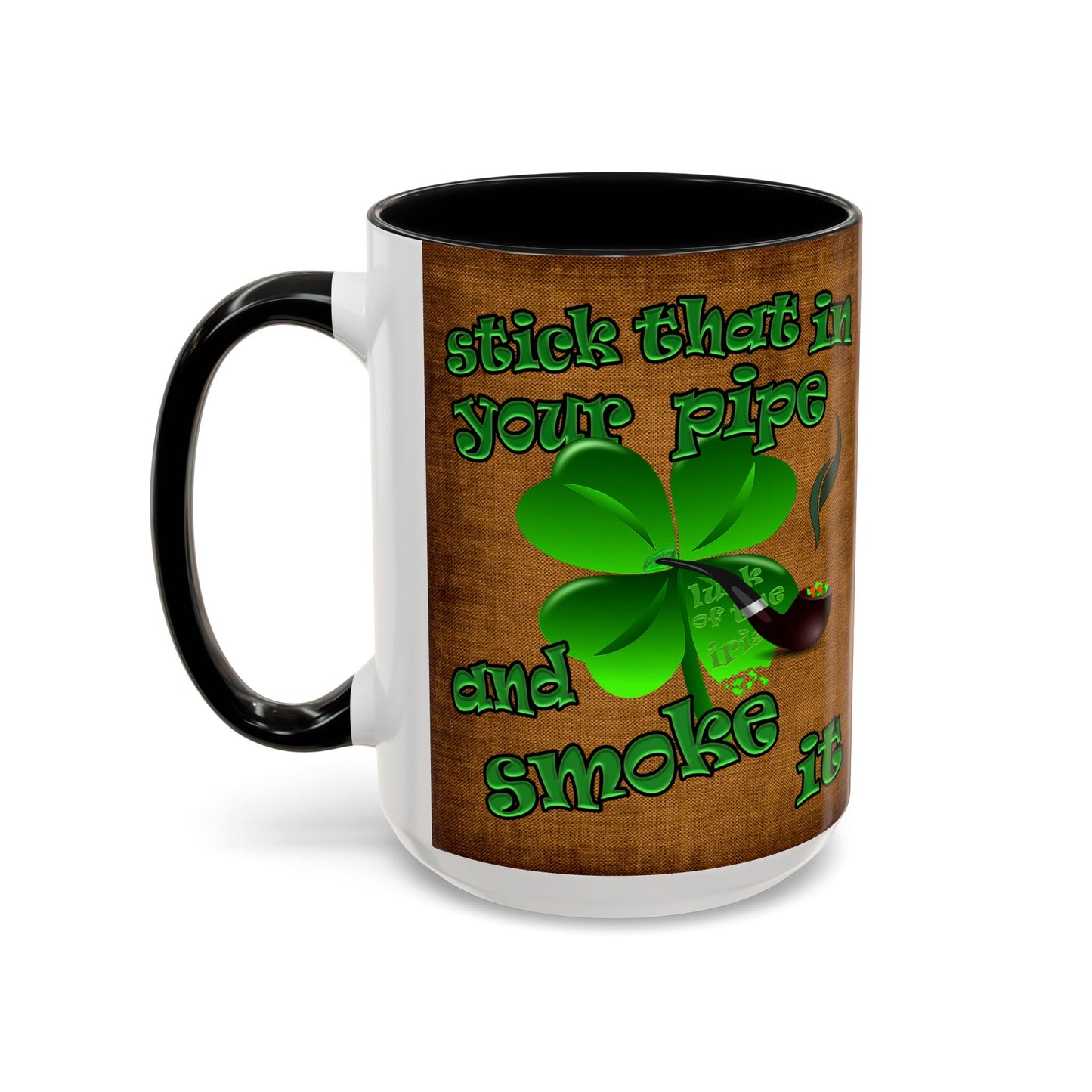 celtics logo - Accent Mug (brown papyrus)