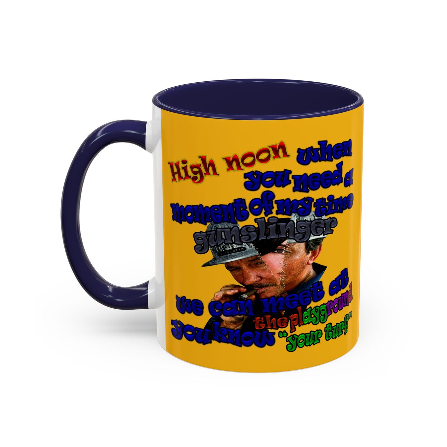 high noon - Accent Mug (yellow)