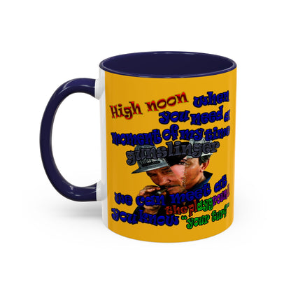 high noon - Accent Mug (yellow)