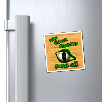 green monster - Magnets - (butterscotch wood finish)