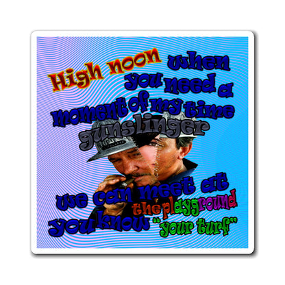 high noon - Magnets - (light blue-purple wave)