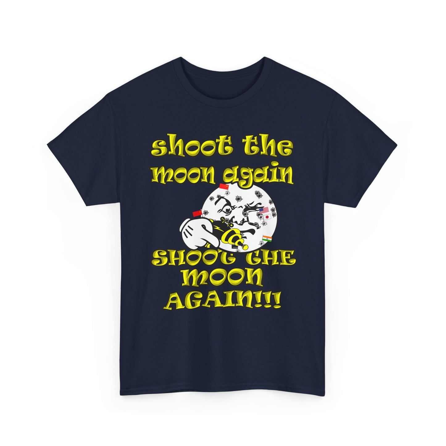 shoot the moon again - Unisex Heavy Cotton Tee