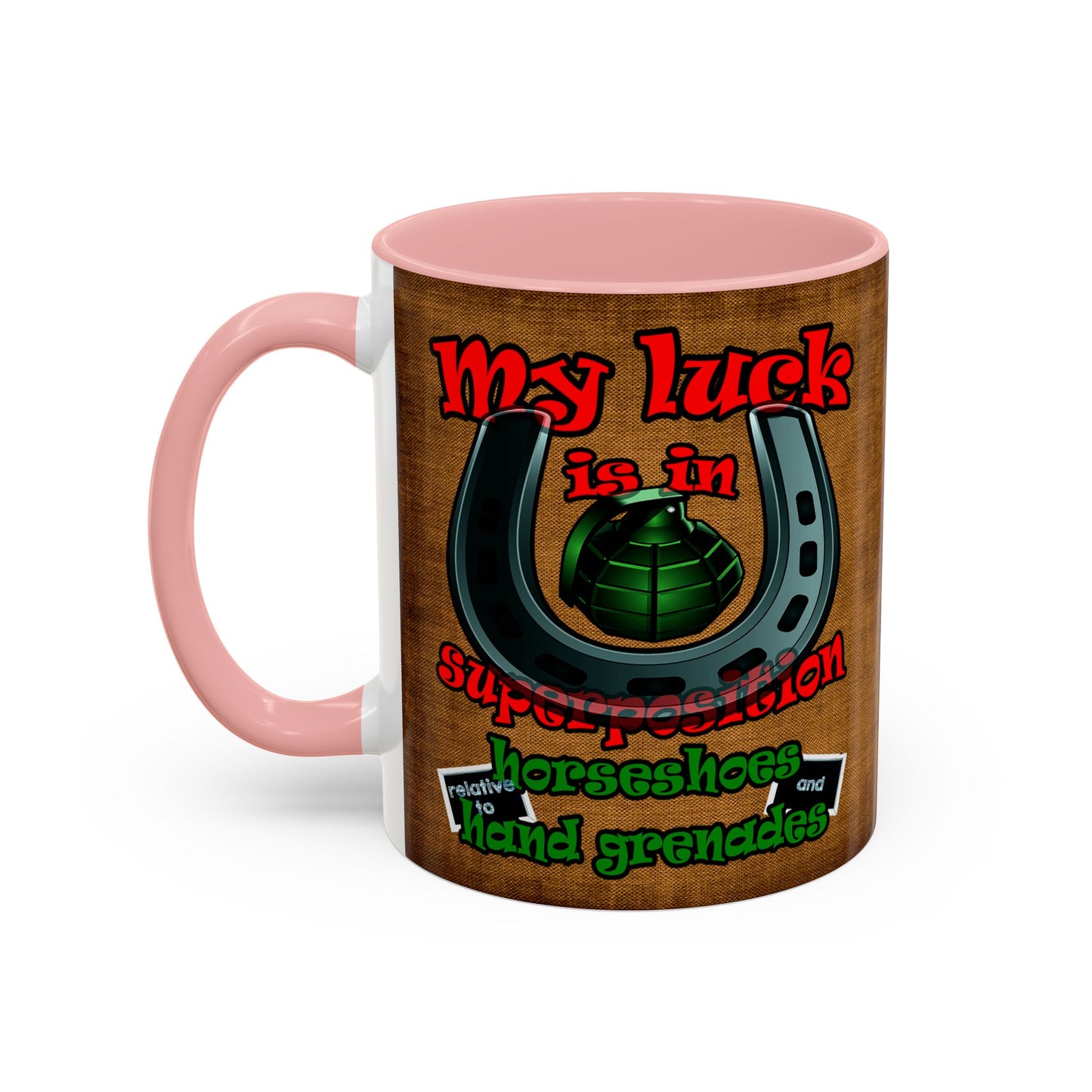 my luck - Accent Mug (brown papyrus)