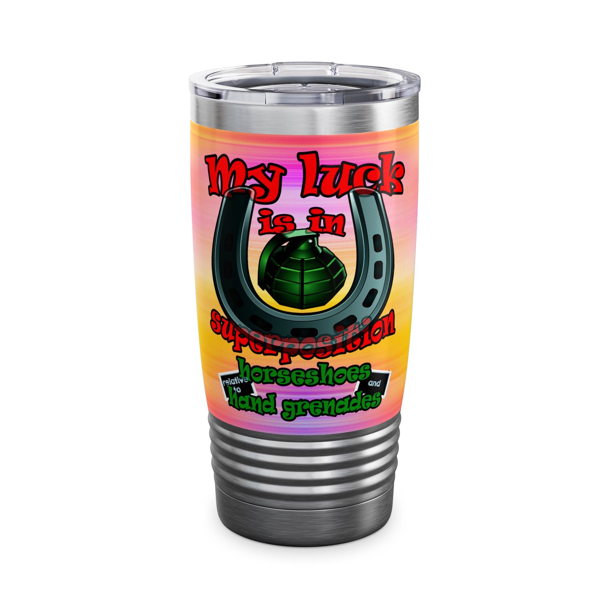 my luck - Ringneck Tumbler, 20oz (color blur)