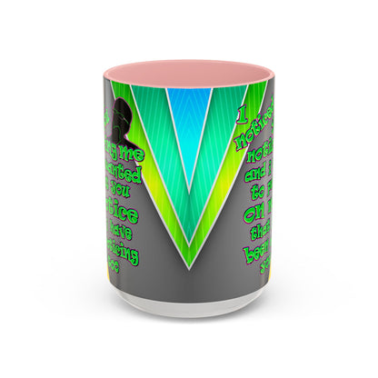 noticed you noticing - Accent Mug (rainbow split)