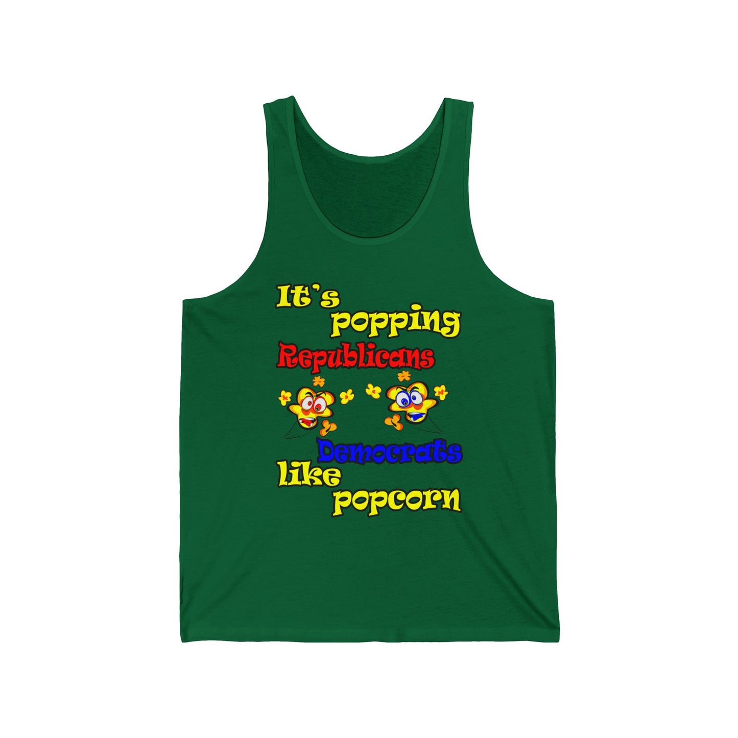 popping like popcorn - Unisex Jersey Tank