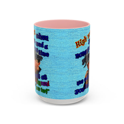 high noon - Accent Mug (faded blue)