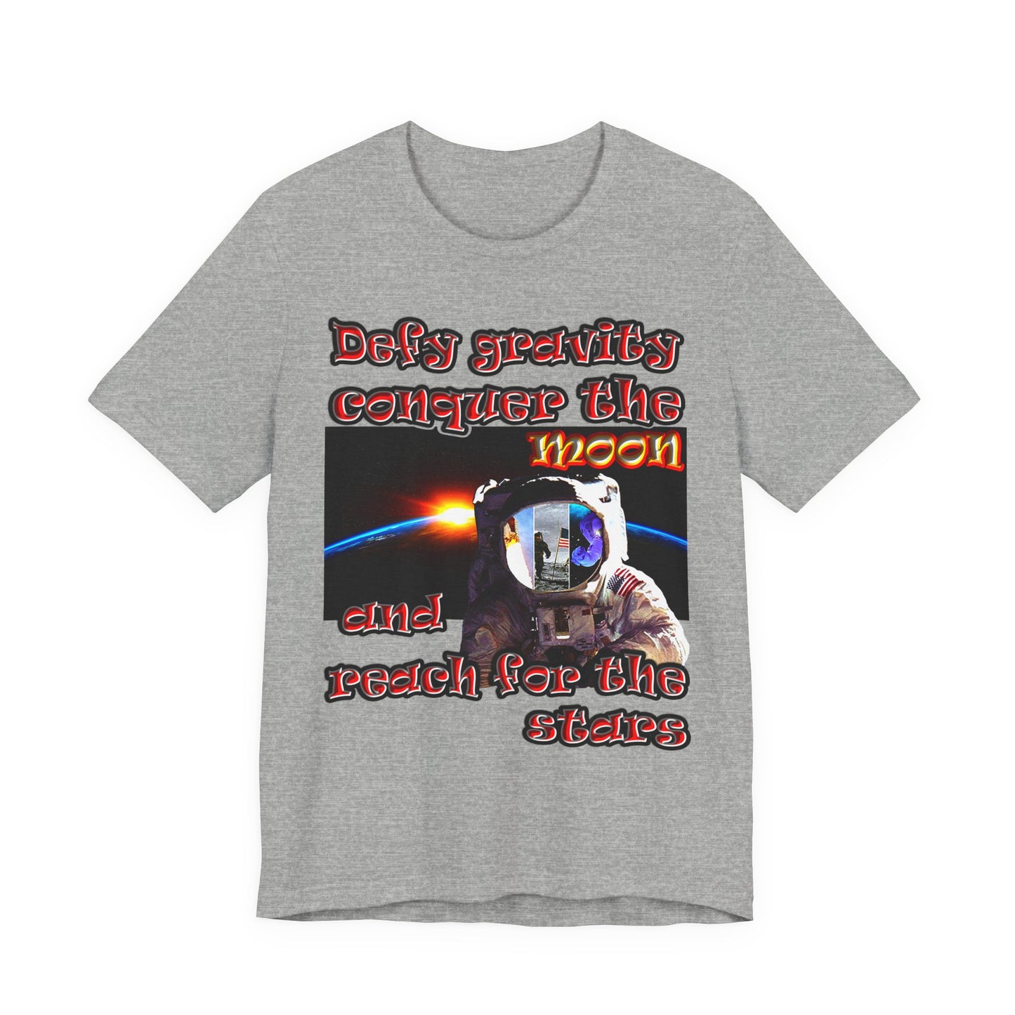 defy conquer reach - Unisex Jersey Short Sleeve Tee