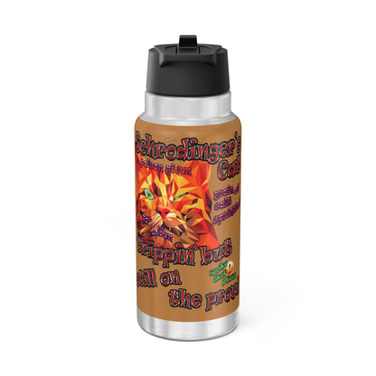 schrodinger's cat - Gator Tumbler, 32oz (light brown)
