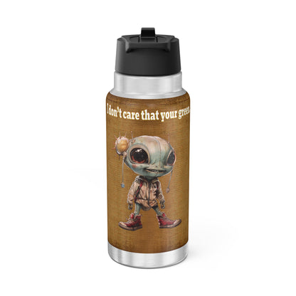 I don't care that your grey - Gator Tumbler, 32oz  (brown papyrus)