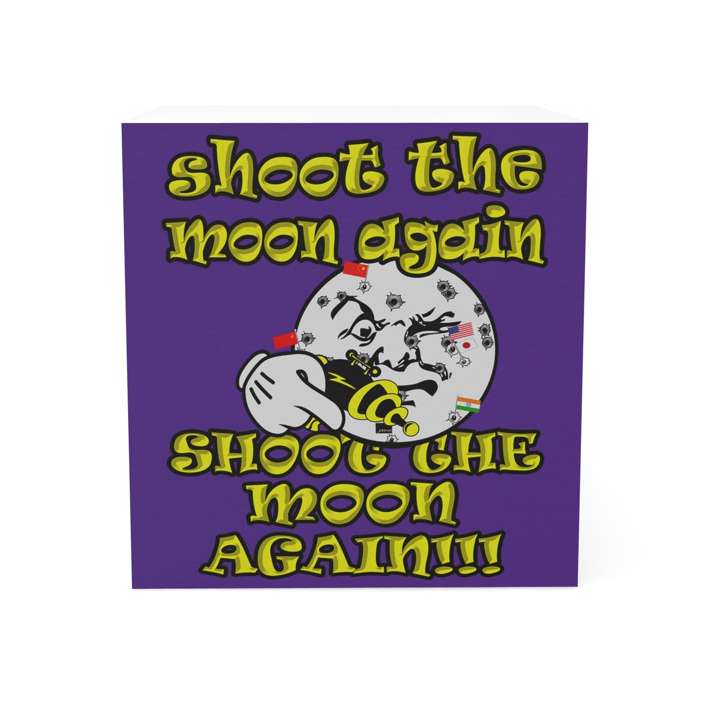 shoot the moon again - note cube (purple)