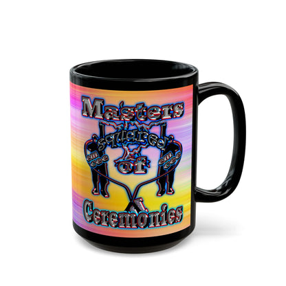 em cee squared - Black Mug (color blur)
