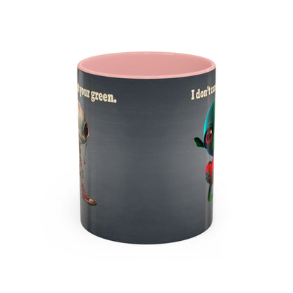 I don't care that your grey - Accent Mug (grey-light grey)
